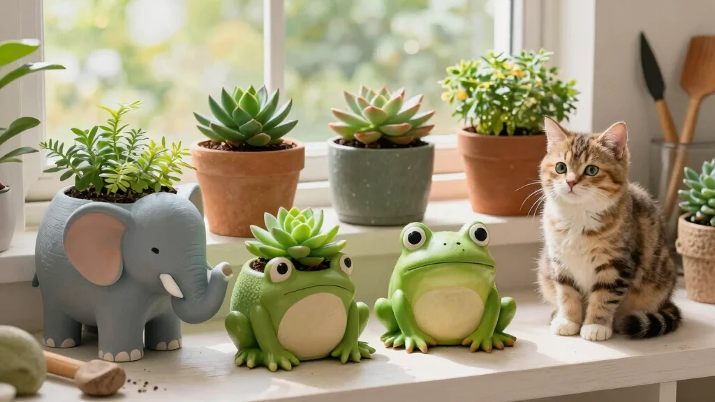 10 Animal Planters That Are So Cute They'll Make You Smile Every Single Day