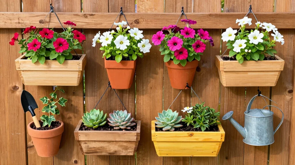 10 Fence Hanging Planters That Add Layers of Color to Every Part of Your Yard