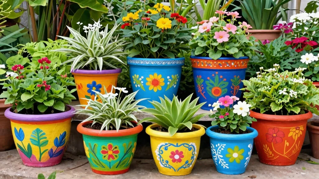 8 Painted Planters That Are So Colorful and Creative They Belong in an Art Gallery