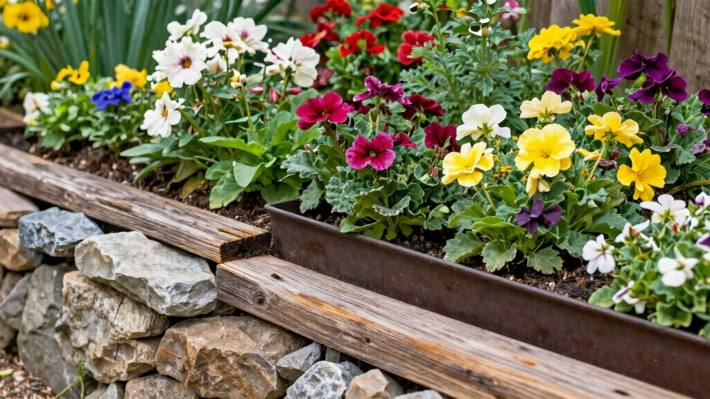 9 Flower Bed Edging Ideas That Make Your Garden Look Neat and Polished